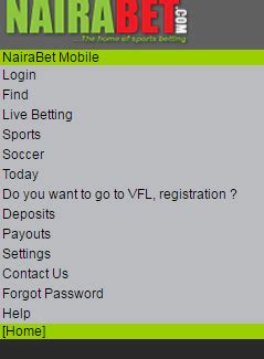 nairabet old mobile